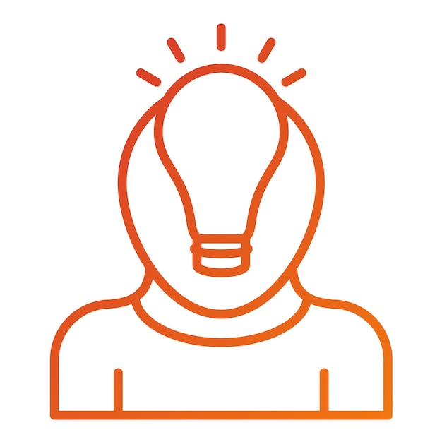 Estilo del icono de motivación del diseño vectorial
