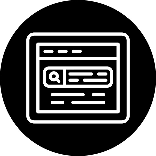 Estilo del icono del motor de búsqueda