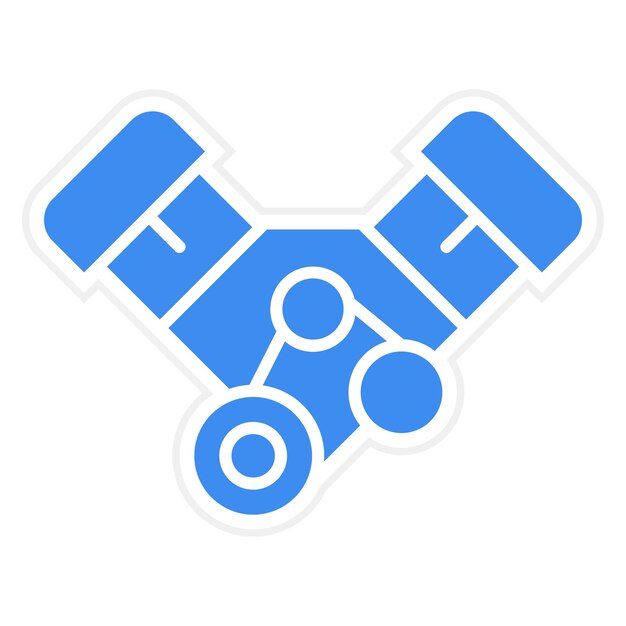 Estilo del icono del motor de diseño vectorial
