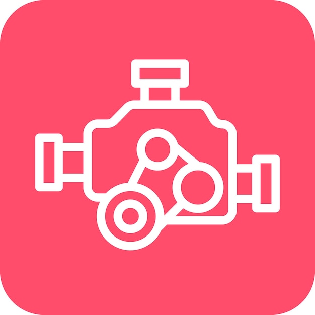 Estilo del icono del motor
