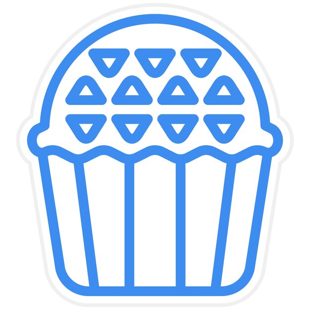 Estilo del icono del muffin