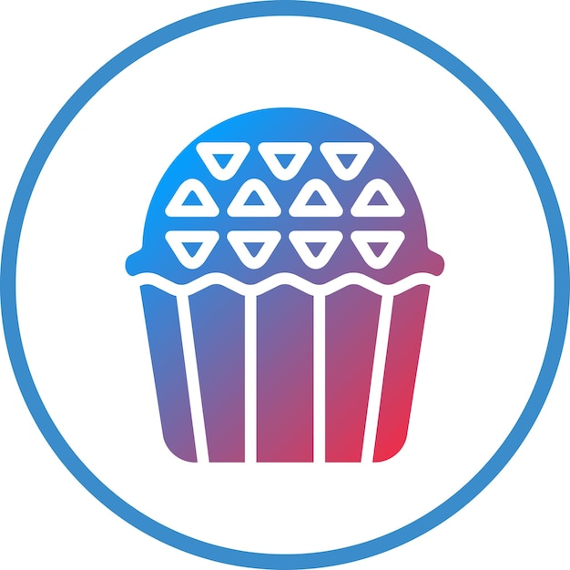 Estilo del icono del muffin
