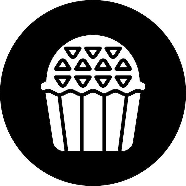 Estilo del icono del muffin