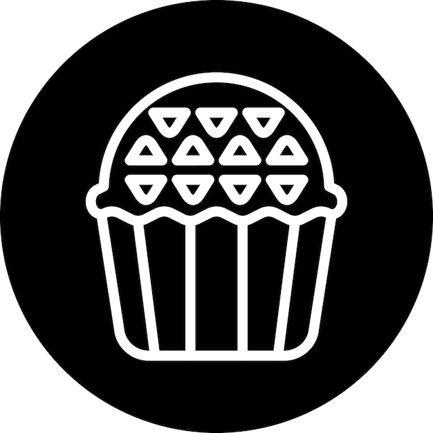 Estilo del icono del muffin