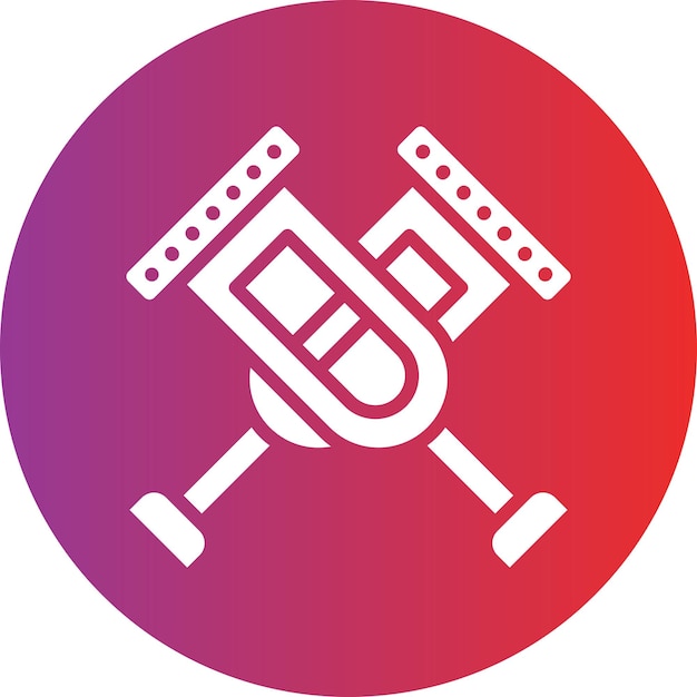 Estilo del icono de la muleta