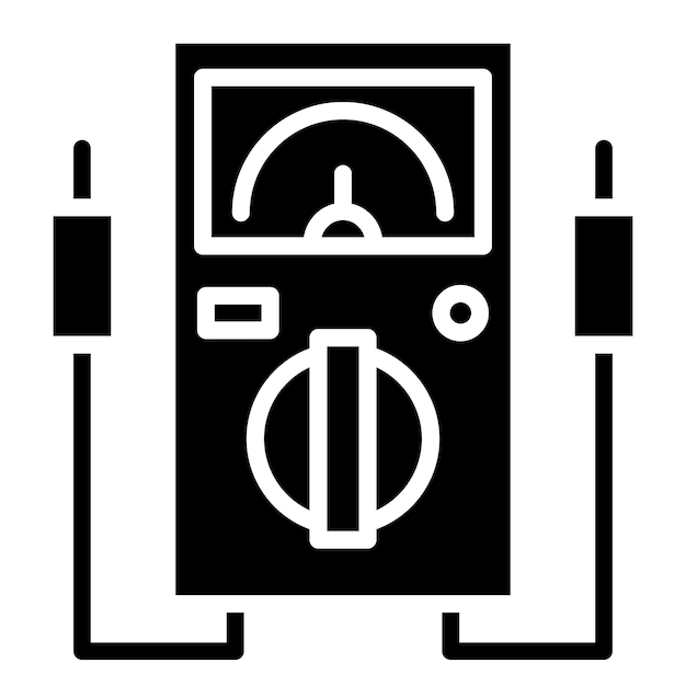 Estilo del icono del multímetro