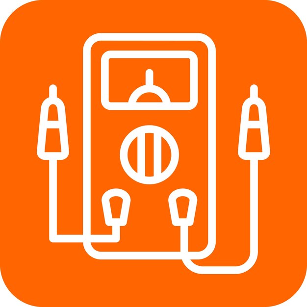 Estilo del icono del multímetro