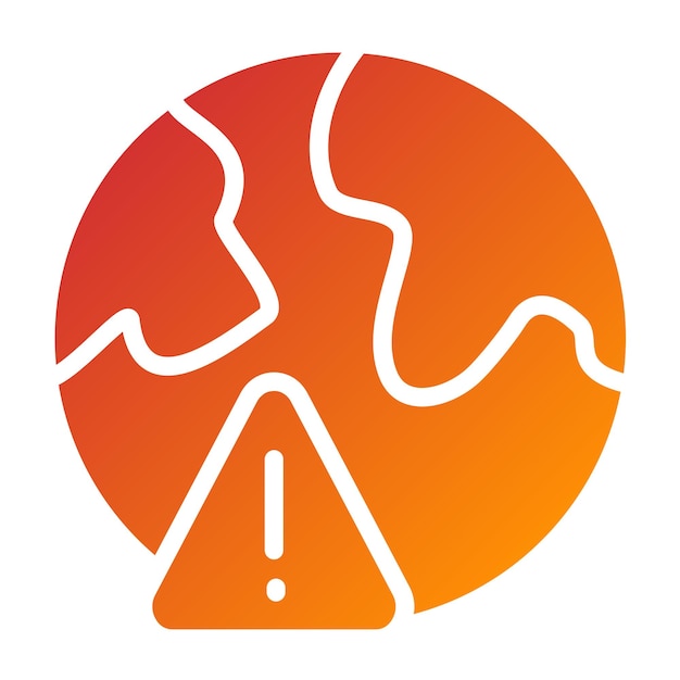 Estilo de icono del mundo del diseño vectorial
