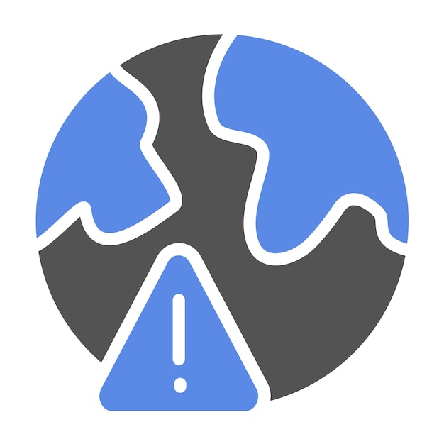 Estilo de icono del mundo del diseño vectorial