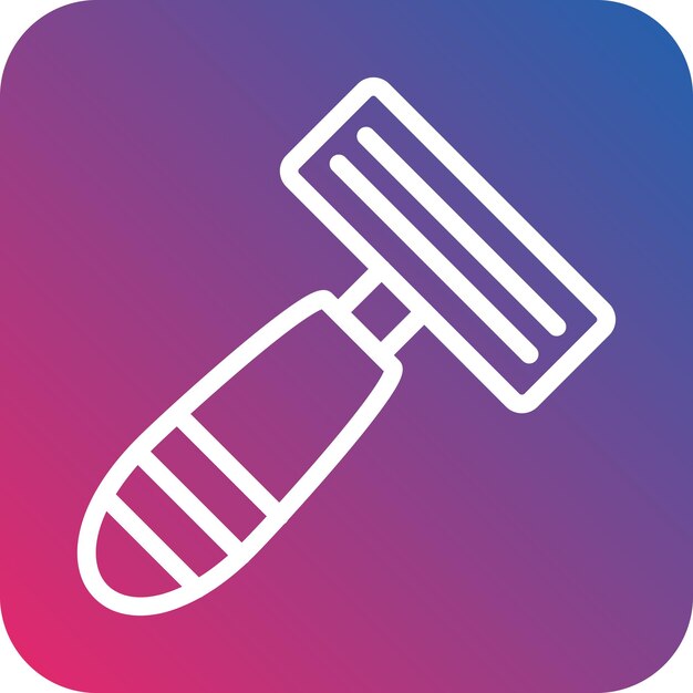 Estilo del icono de la navaja de diseño vectorial