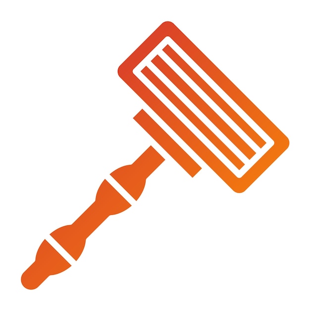 Estilo del icono de la navaja de diseño vectorial
