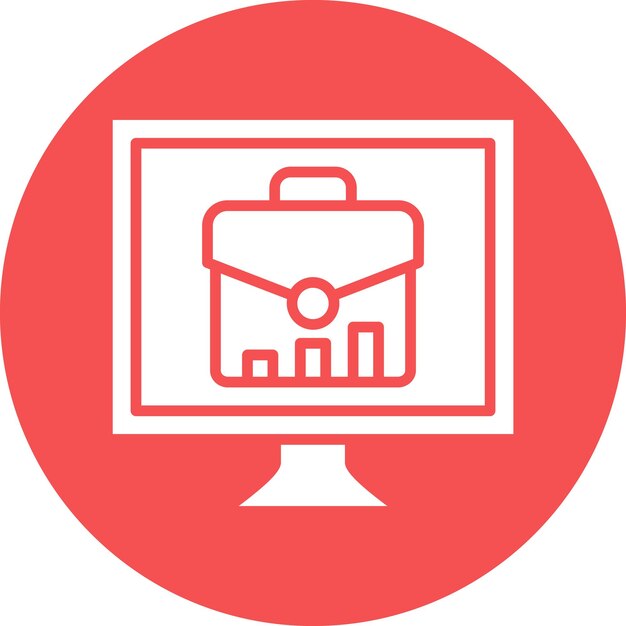Estilo de icono de negocio en línea de diseño vectorial