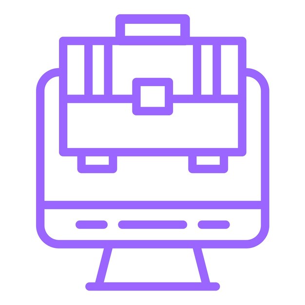 Estilo de icono de negocio en línea de diseño vectorial