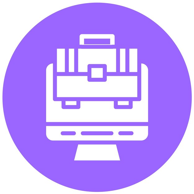 Estilo de icono de negocio en línea de diseño vectorial