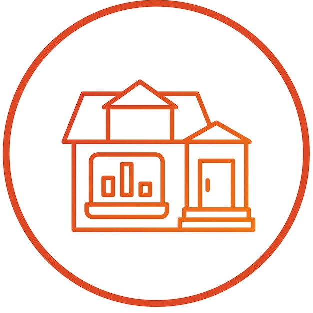 Estilo de icono de negocio remoto de diseño vectorial