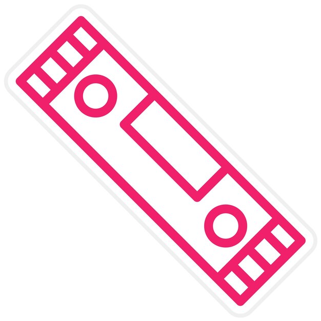 Estilo de icono de nivel de diseño vectorial