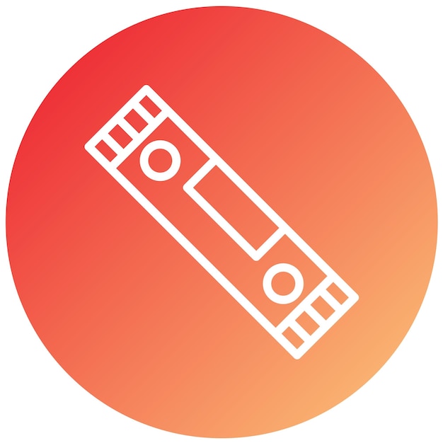 Estilo de icono de nivel de diseño vectorial