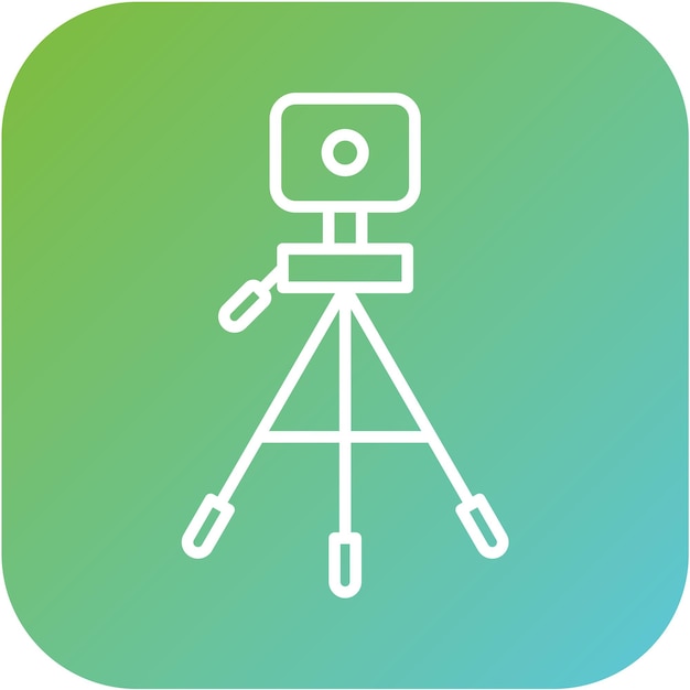 Estilo del icono del nivel del láser de diseño vectorial