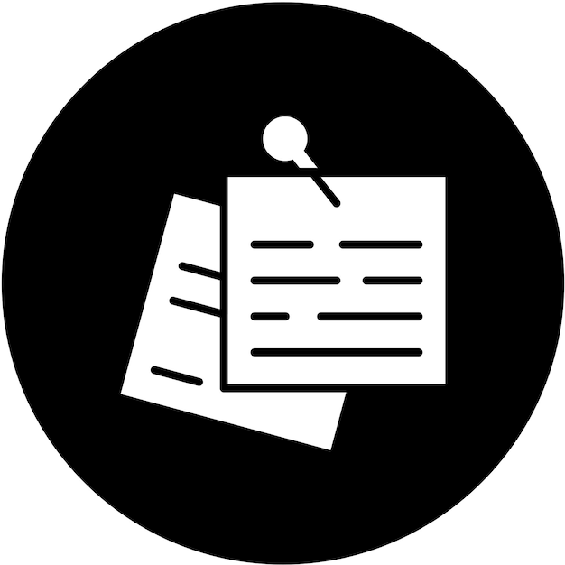 Estilo del icono de la nota adhesiva