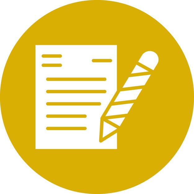 Estilo del icono de las notas de diseño vectorial