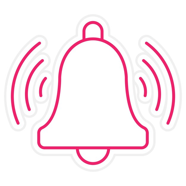 Estilo del icono de la notificación de diseño vectorial