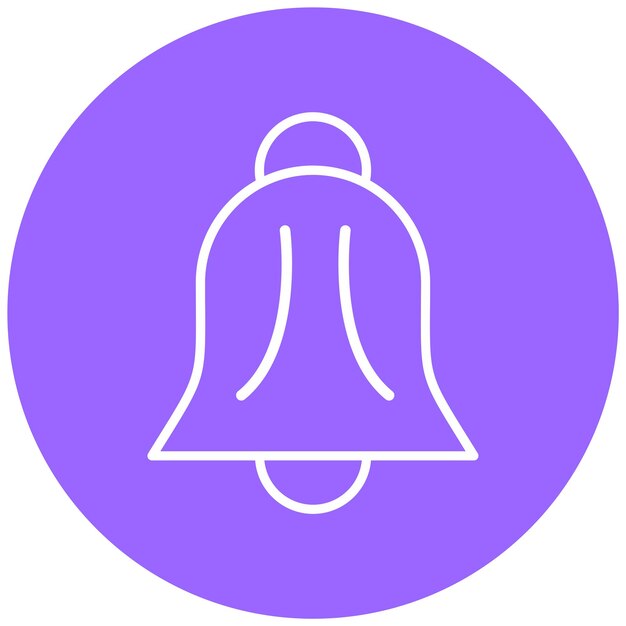 Estilo del icono de la notificación de diseño vectorial