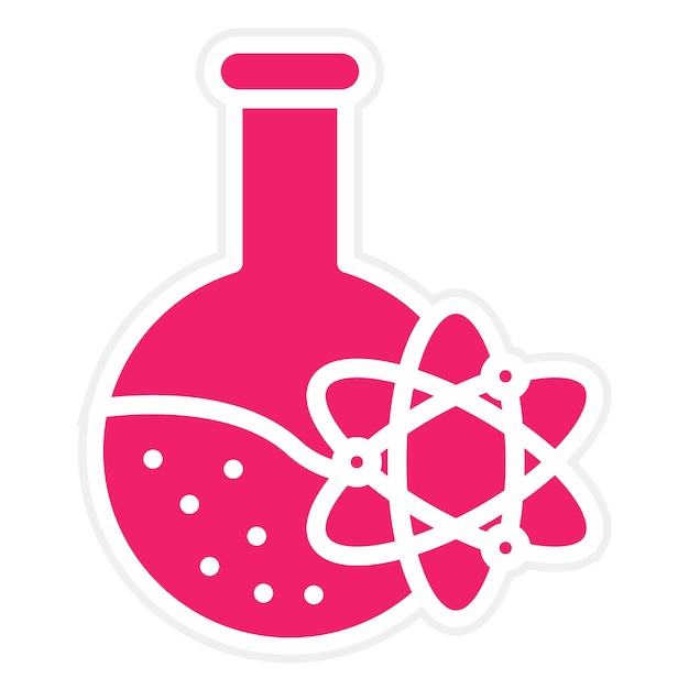 Estilo del icono del núcleo del catalizador de diseño vectorial