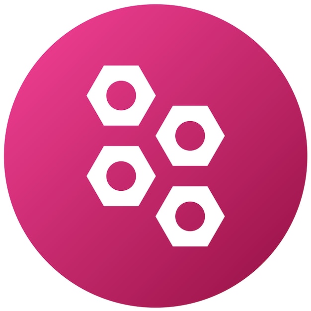 Estilo del icono de la nuez de diseño vectorial