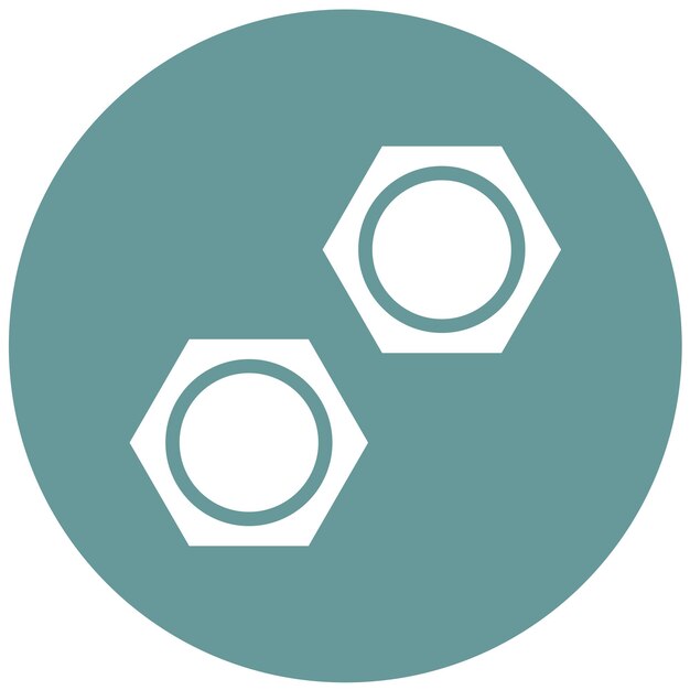 Estilo del icono de la nuez de diseño vectorial