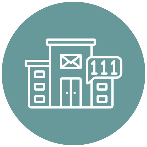 Estilo del icono del número de oficina de correos