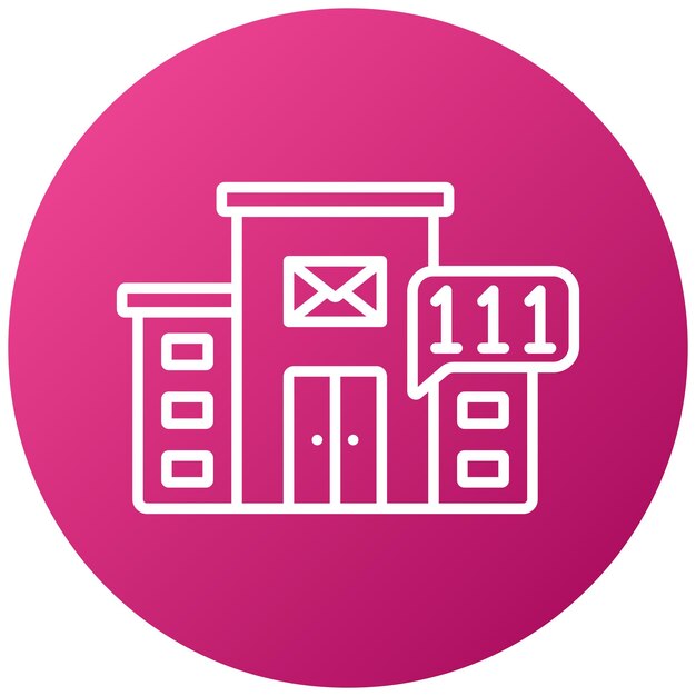 Estilo del icono del número de oficina de correos
