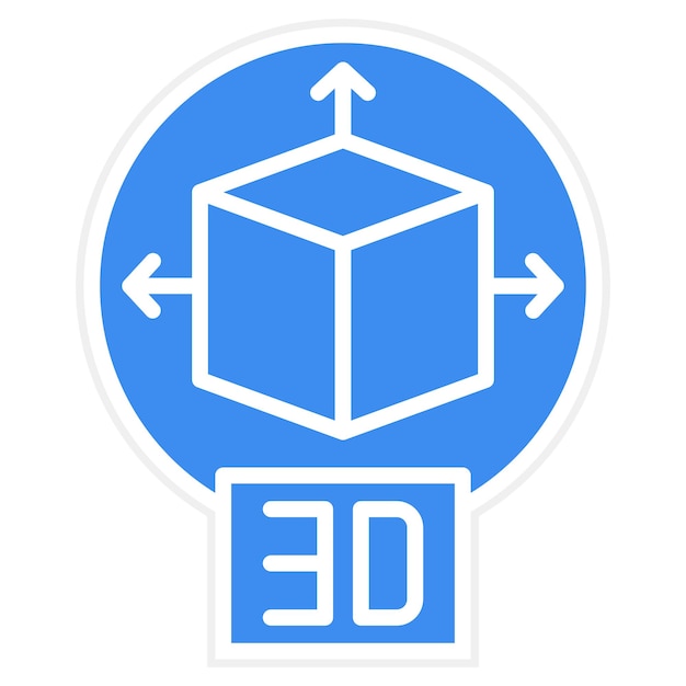 Estilo del icono del objeto 3D