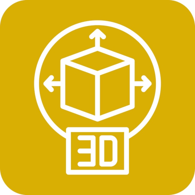 Estilo del icono del objeto 3D