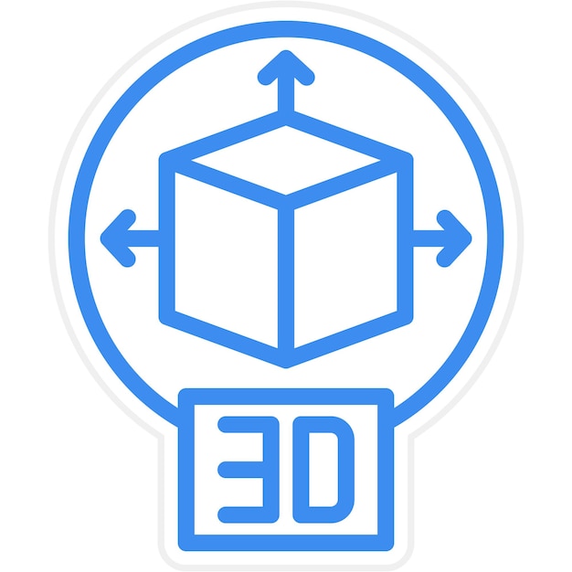 Estilo del icono del objeto 3D