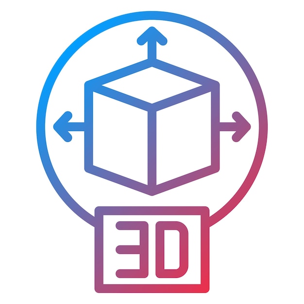 Estilo del icono del objeto 3D