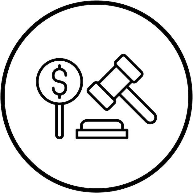 Estilo del icono de oferta de diseño vectorial