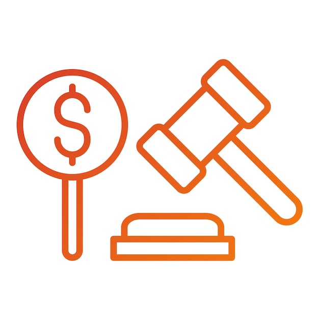 Estilo del icono de oferta de diseño vectorial