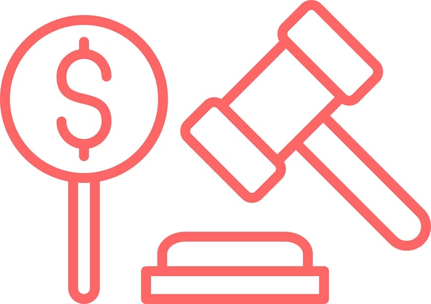 Estilo del icono de oferta de diseño vectorial