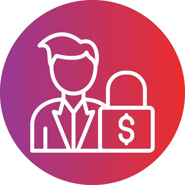 Estilo de icono de oferta privada de diseño vectorial