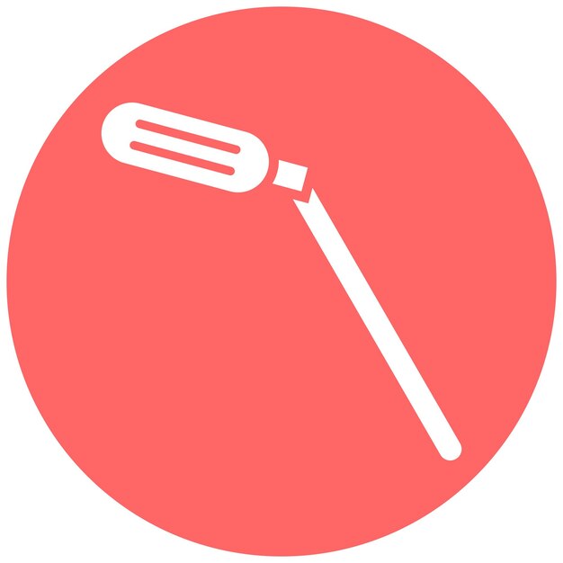 Estilo del icono del operador del diseño vectorial del boom