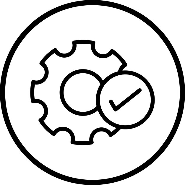 Estilo del icono de optimización del diseño vectorial