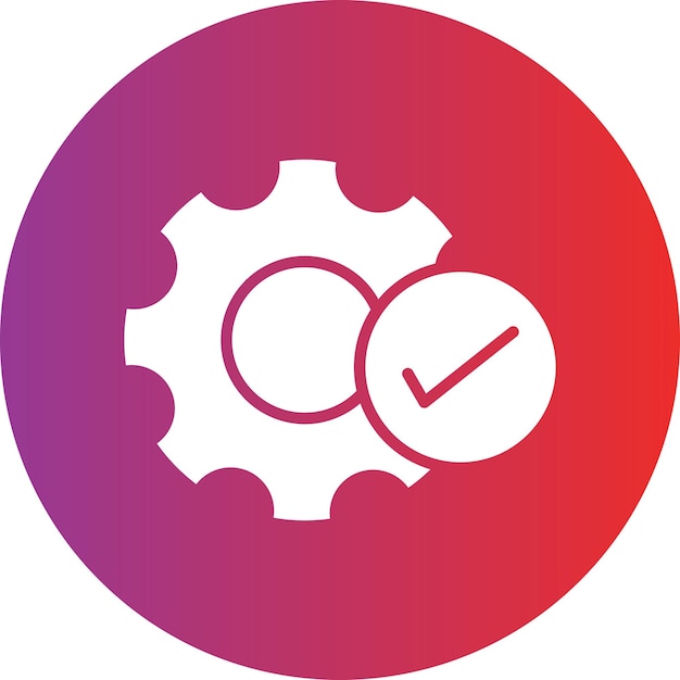 Estilo del icono de optimización del diseño vectorial