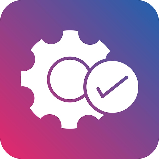Estilo del icono de optimización del diseño vectorial