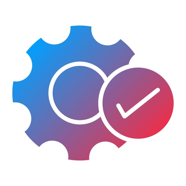 Estilo del icono de optimización del diseño vectorial