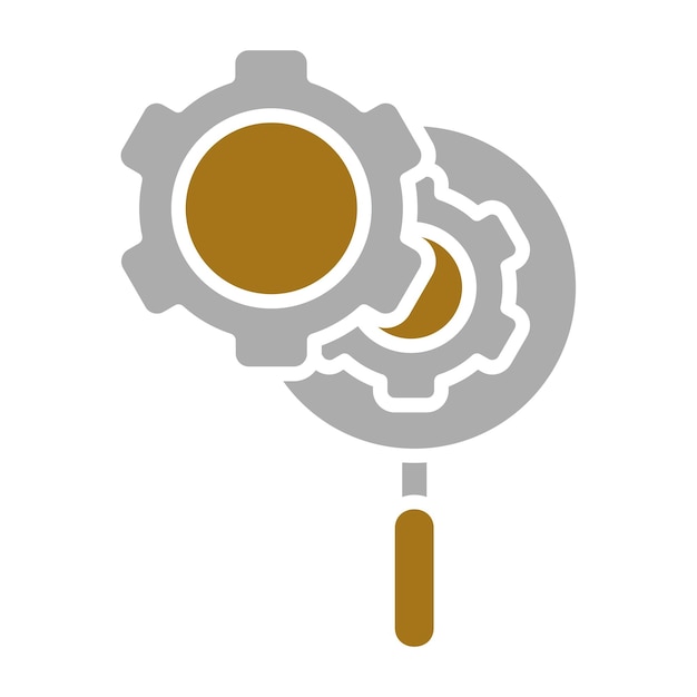 Estilo del icono de optimización del diseño vectorial