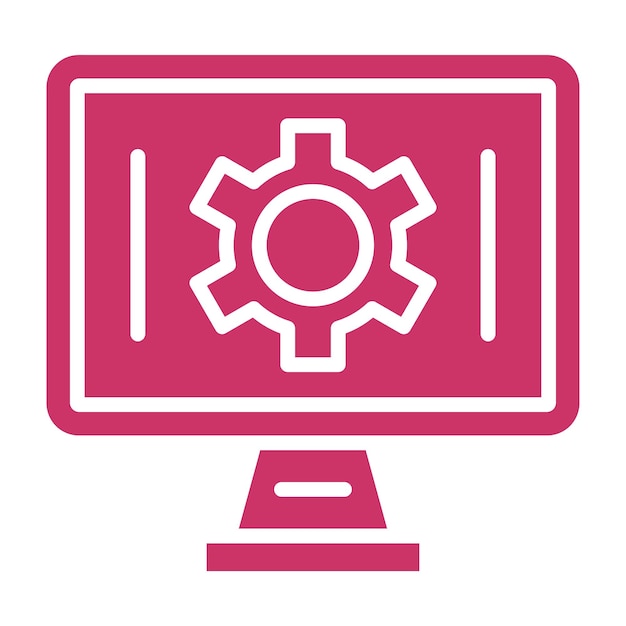 Estilo del icono de optimización del diseño vectorial