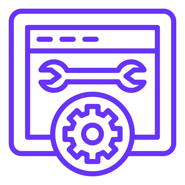 Estilo de icono de optimización de la web