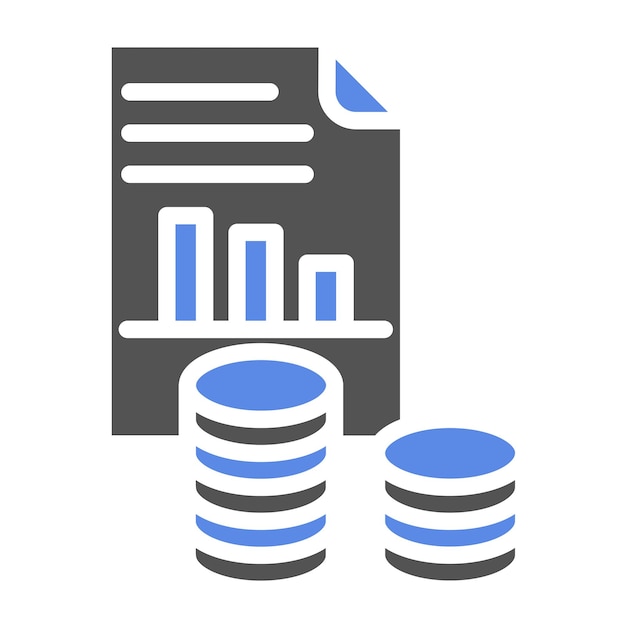 Estilo del icono del optimizador de impuestos de diseño vectorial
