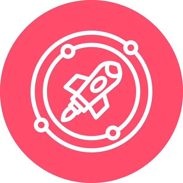 Estilo del icono de la órbita espacial