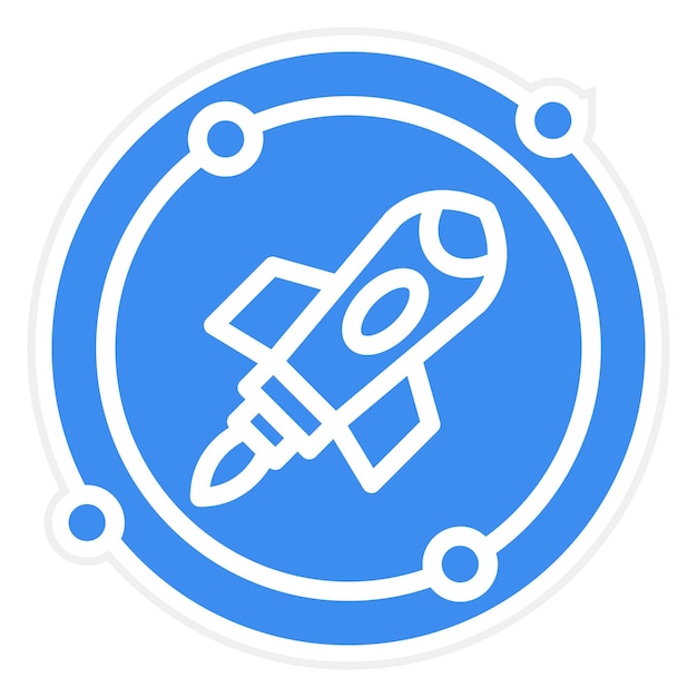Estilo del icono de la órbita espacial